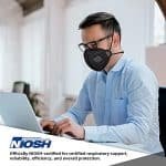 black n95 mask niosh approved