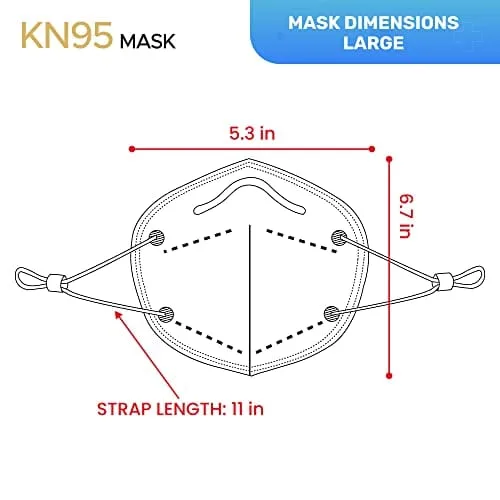 KN95 mask large size