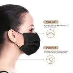 byd care black face mask