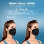 buy wwdoll kn95 mask black color fda approved