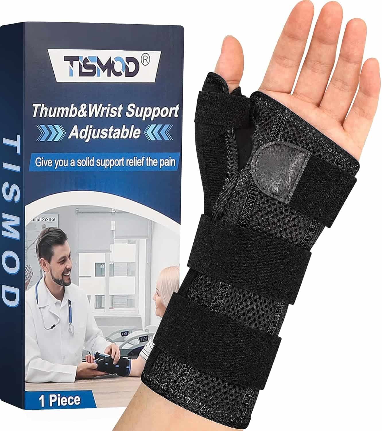 Wrist Brace with Thumb Spica Splint, Free Shipping