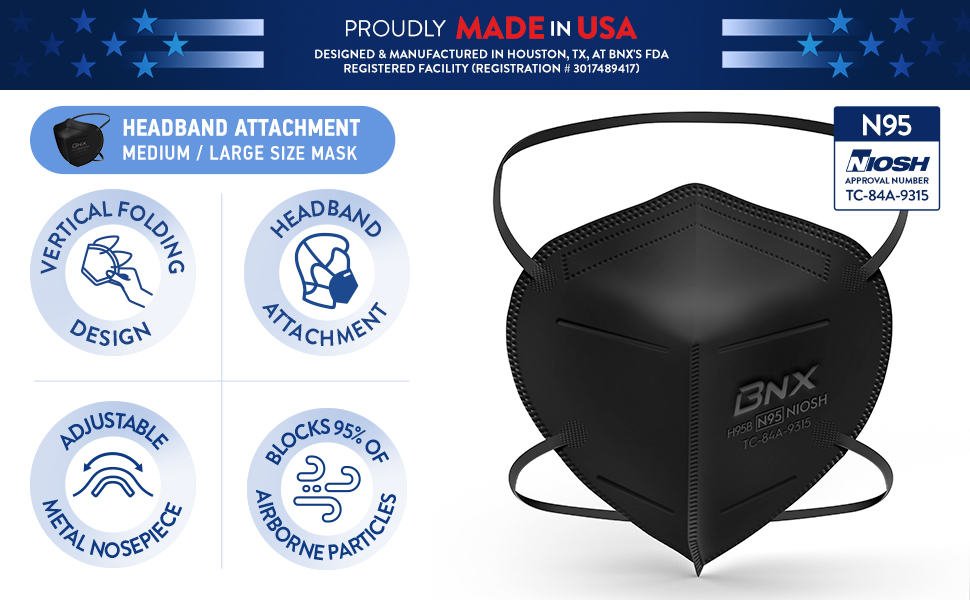 Where to buy black n95 mask made in usa