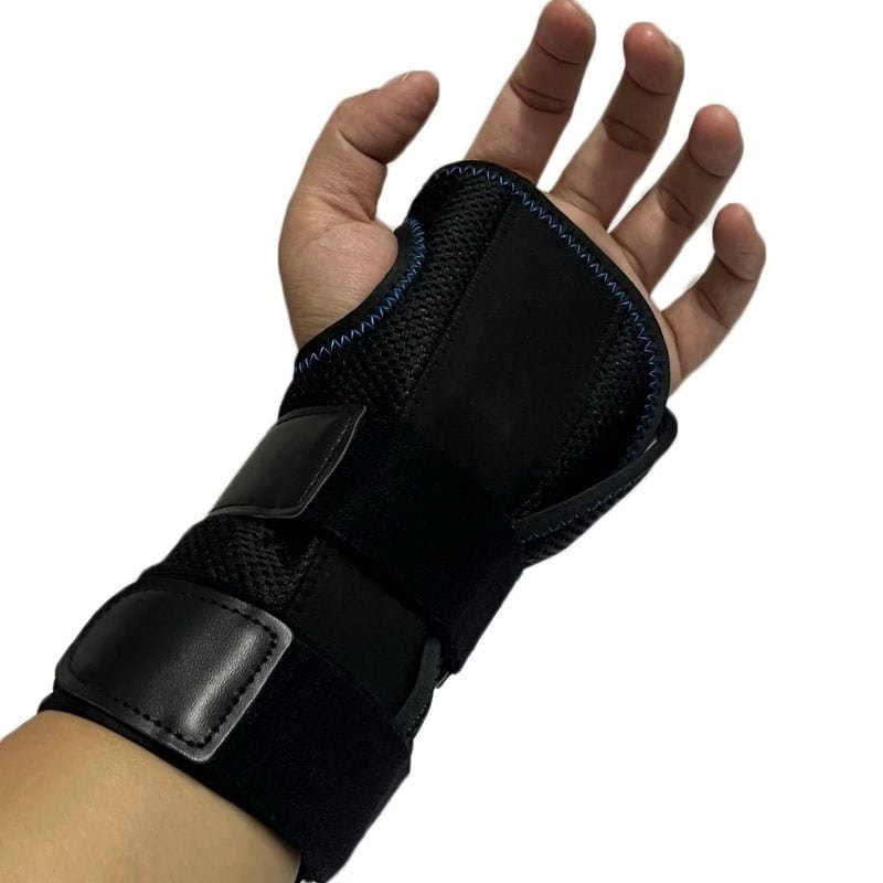 FEATOL Wrist Brace Carpal Tunnel for Women Men, Adjustable Night Sleep  Support Brace with Splints Right Hand, Small/Medium