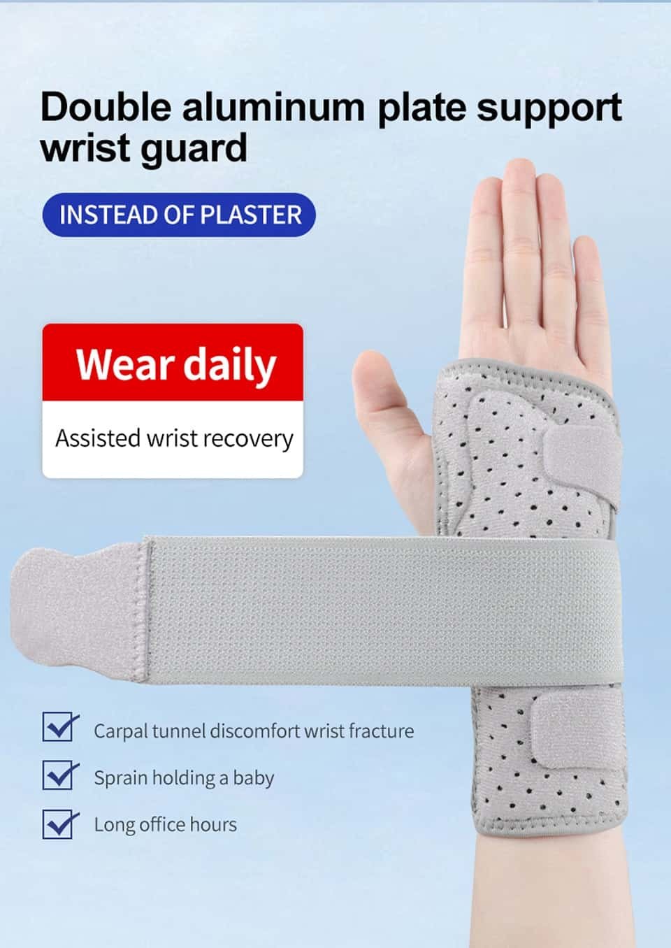 Adjustable Wrist Splint for Arthritis and Sprains - Buy Now