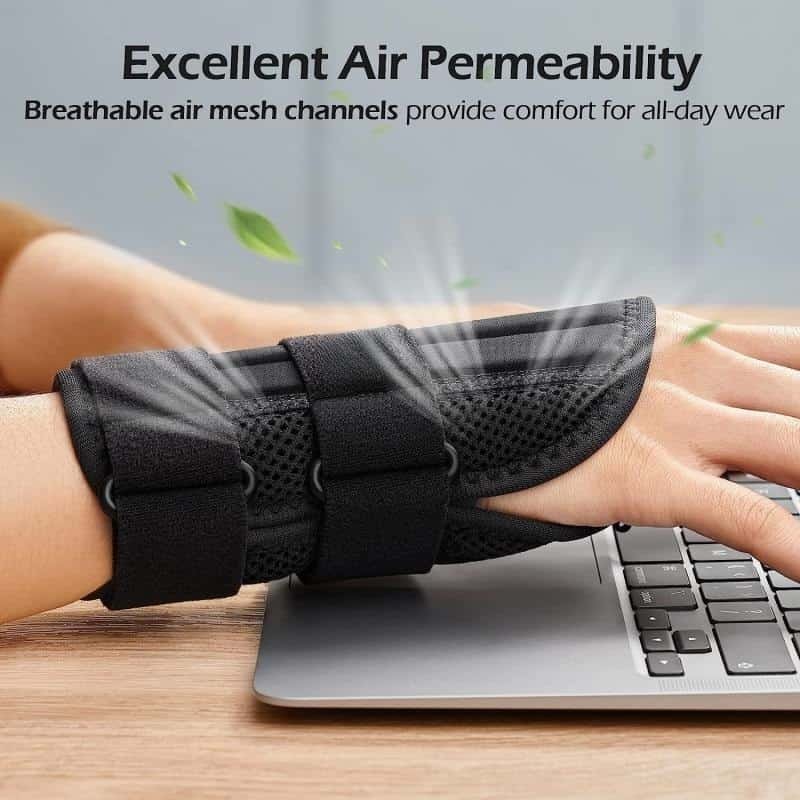 Cheap 1PC Wrist Brace for Carpal Tunnel Relief Night Support Hand Brace  Women Men Adjustable Wrist Support Splint for Right Left Hands