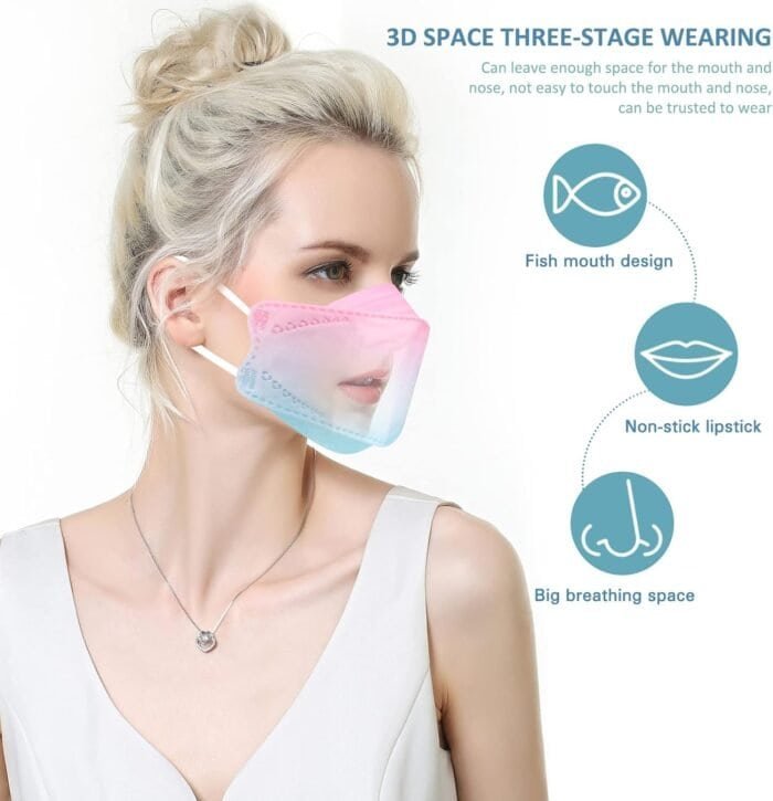 3D face mask in stock