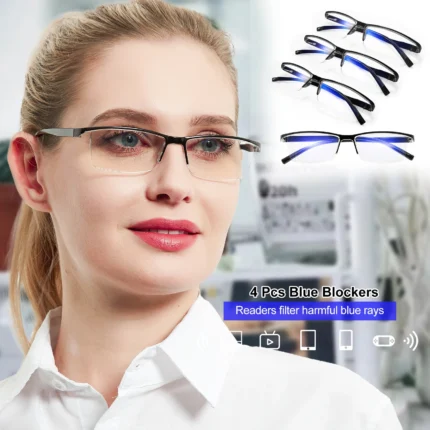 Anti-Blue Light Reading Glasses for Women