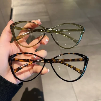 Vintage cat eye myopia glasses for women