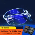 Multifocal Folding Reading Glasses with Anti-Blue Light