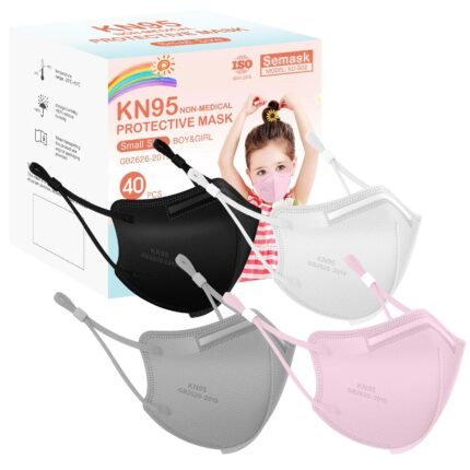 Kids KN95 Adjustable Masks 40 Pack