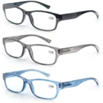 MODFANS 3 Pack Reading Glasses Men