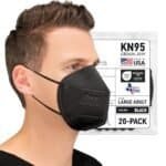 BNX Black KN95 Face Masks