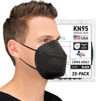 BNX Black KN95 Face Masks