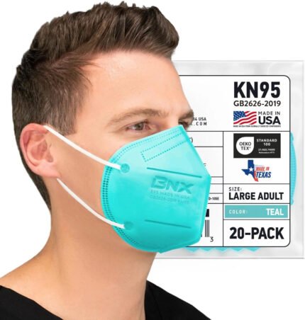 teal face mask kn95 fda approved