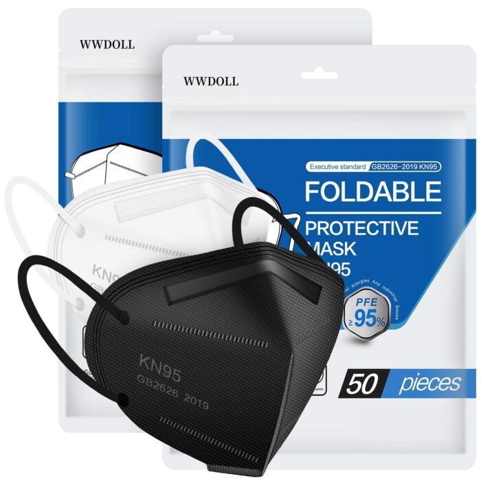 wwdoll foldable protective mask kn95