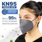Gray Earloop KN95 Mask